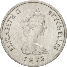 Coin, Seychelles, Cent, 1972, British Royal Mint, MS(63), Aluminum, KM:17