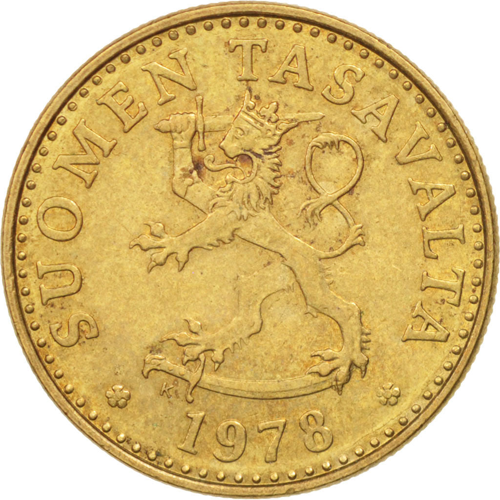 Coin, Finland, 20 Pennia, 1978, MS(60-62), Aluminum-Bronze, KM:47