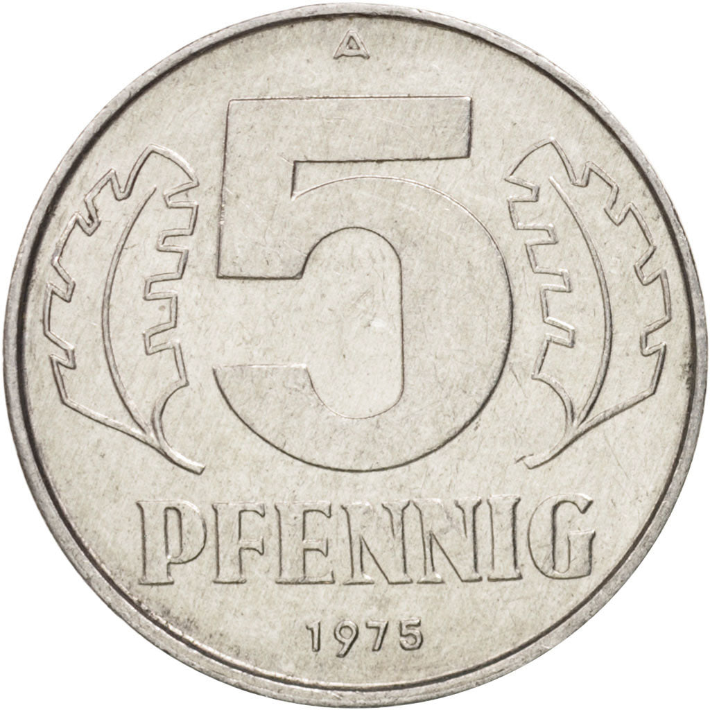 Coin, GERMAN-DEMOCRATIC REPUBLIC, 5 Pfennig, 1978, Berlin, MS(63), Aluminum