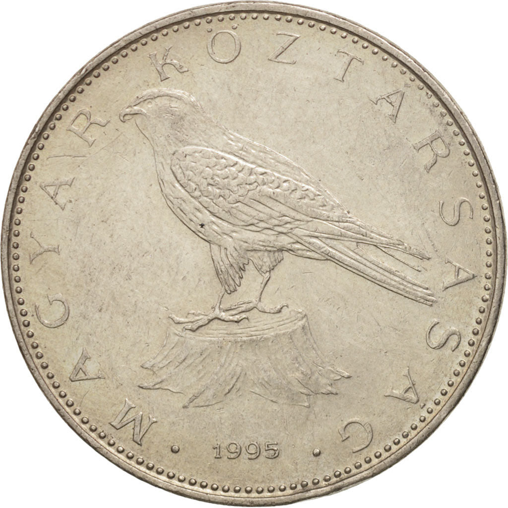 Hungary, 50 Forint, 1995, Budapest, AU(55-58), Copper-nickel, KM:697
