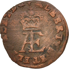 Coin, Spanish Netherlands, Flanders, 2 Denier, 8 Mites, 1616, EF(40-45), Copper