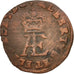 Coin, Spanish Netherlands, Flanders, 2 Denier, 8 Mites, 1616, EF(40-45), Copper