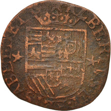 Spanish Netherlands, BRABANT, Liard, 12 Mites, 1614, Maastricht, VF(30-35)