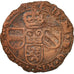 Spanish Netherlands, BRABANT, Liard, 12 Mites, 1644, Brabant, VF(30-35)