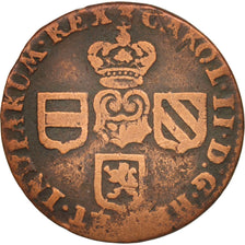 Spanish Netherlands, BRABANT, Liard, 12 Mites, 1692, Antwerp, EF(40-45), Copper
