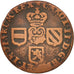 Spanish Netherlands, BRABANT, Liard, 12 Mites, 1692, Antwerp, EF(40-45), Copper