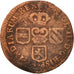 Spanish Netherlands, BRABANT, Liard, 12 Mites, 1693, Brabant, VF(20-25)