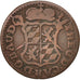 LIEGE, John Theodore, Liard, 1750, Liege, EF(40-45), Copper, KM:155