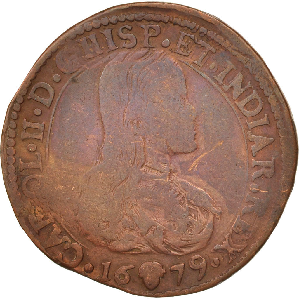 Paesi Bassi, Token, Spanish Netherlands, Charles II, Bruxelles, Bureau des Fi...