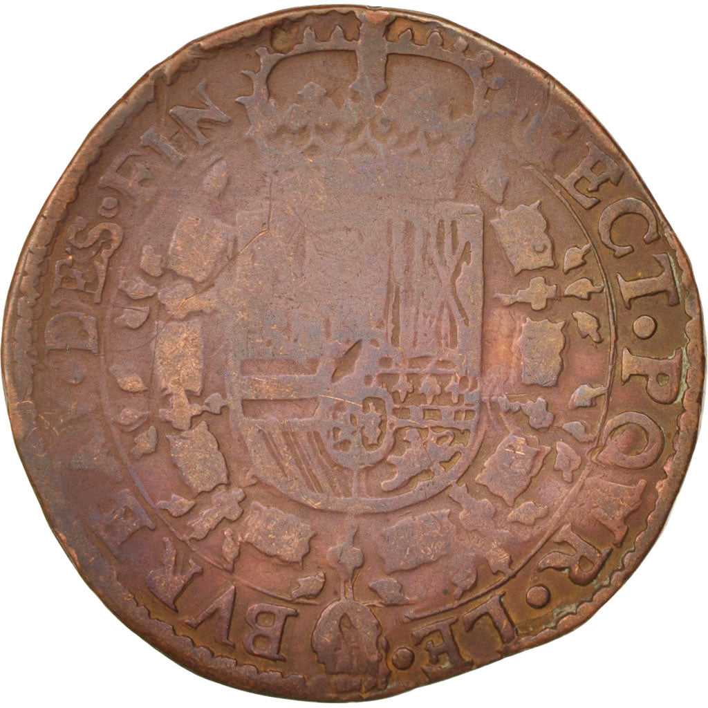 Paesi Bassi, Token, Spanish Netherlands, Charles II, Bruxelles, Bureau des Fi...