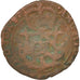 Spanish Netherlands, BRABANT, 1/2 Liard, 6 Mites, Gigot, 1655, Brabant
