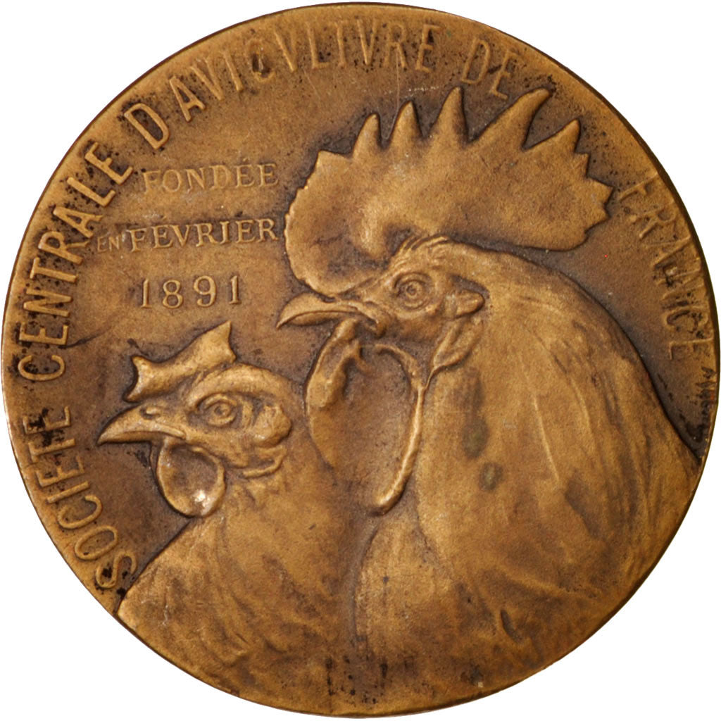 Francia, Medal, Société Centrale d'Aviculture de France, Business & industry