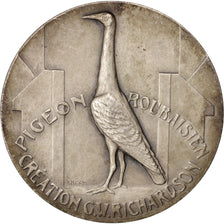 Francia, Medal, Pigeon Roubaisien, Les Aviculteurs du Nord de la France, Busi...