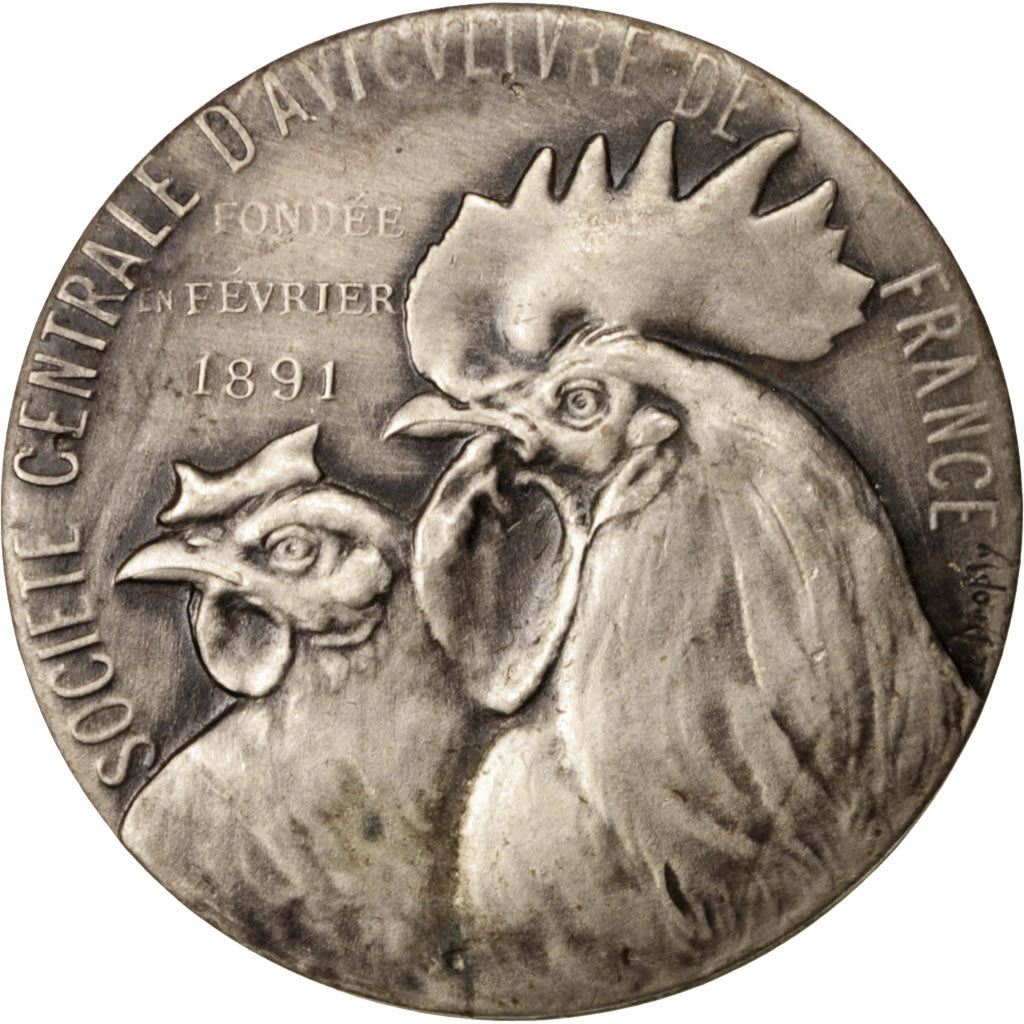 Frankreich, Medal, Société Centrale d'Aviculture de France, Business &