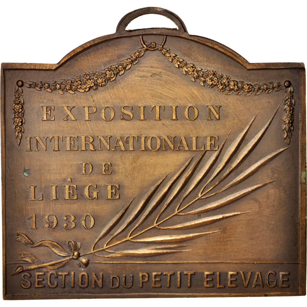 Belgique, Medal, Exposition Internationale de Liège, Section du petit élevage