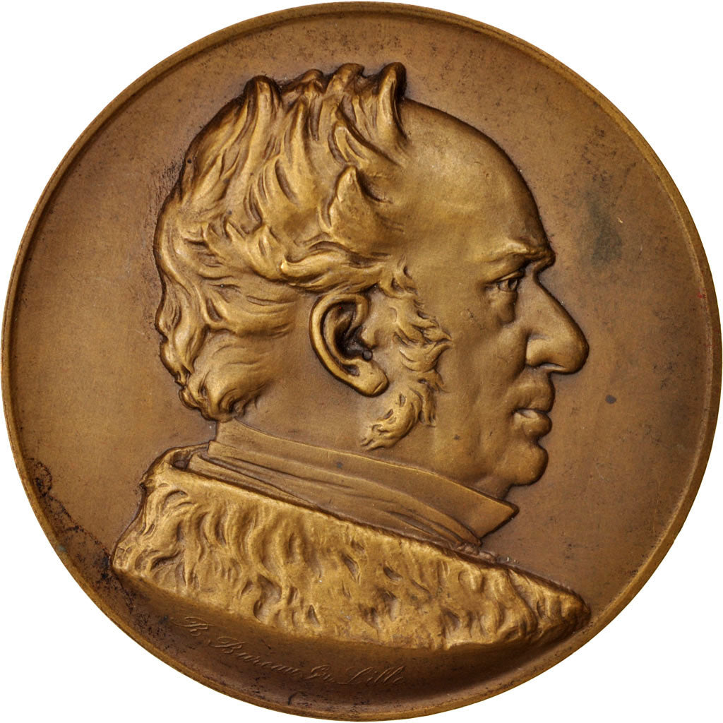 Francja, Medal, Etablissements Kuhlmann, 1925, AU(55-58), Bronze
