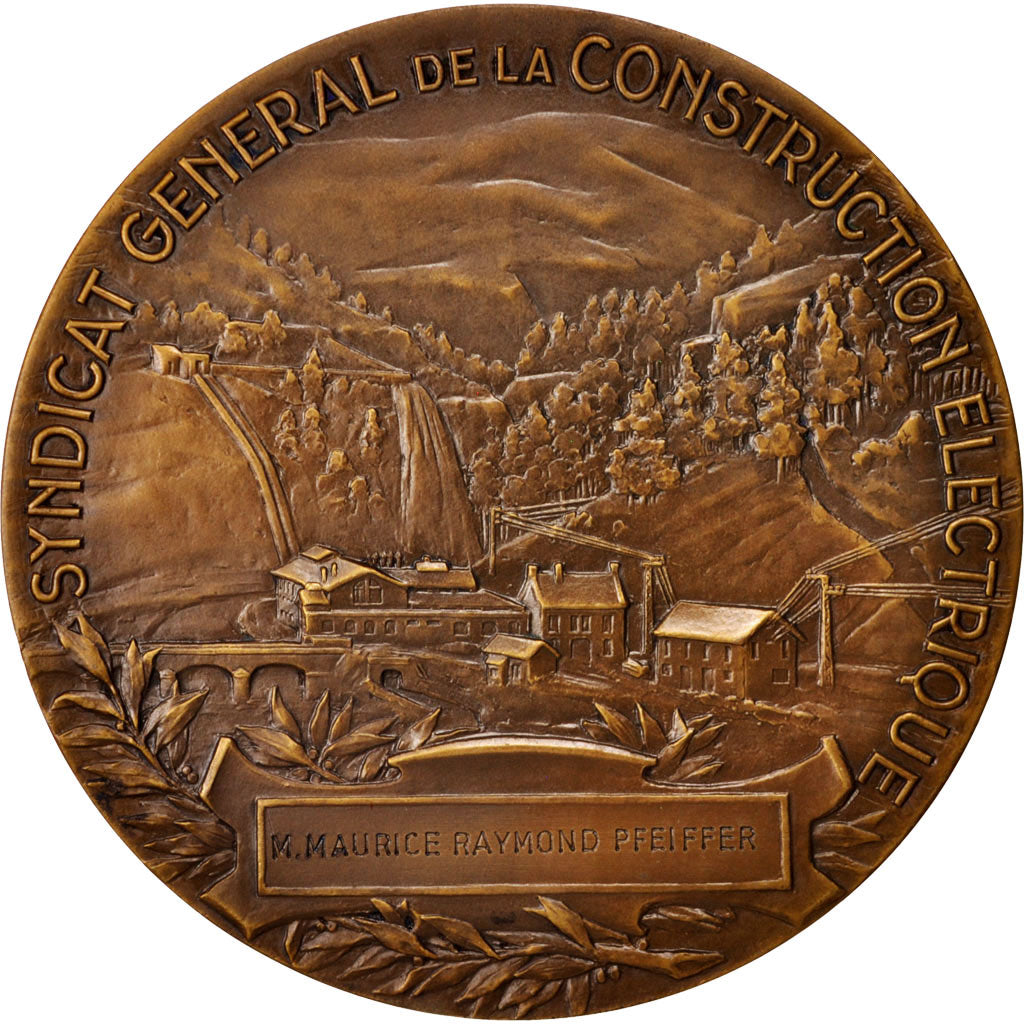 France, Medal, Syndicat Général de la Construction Electrique, Business &