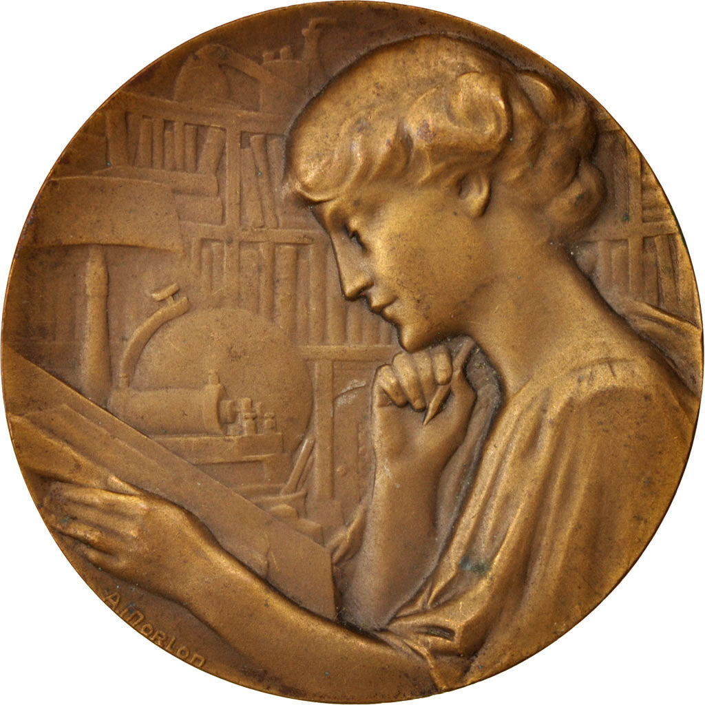 France, Medal, Association Philotechnique de Puteaux, Arts & Culture, 1930