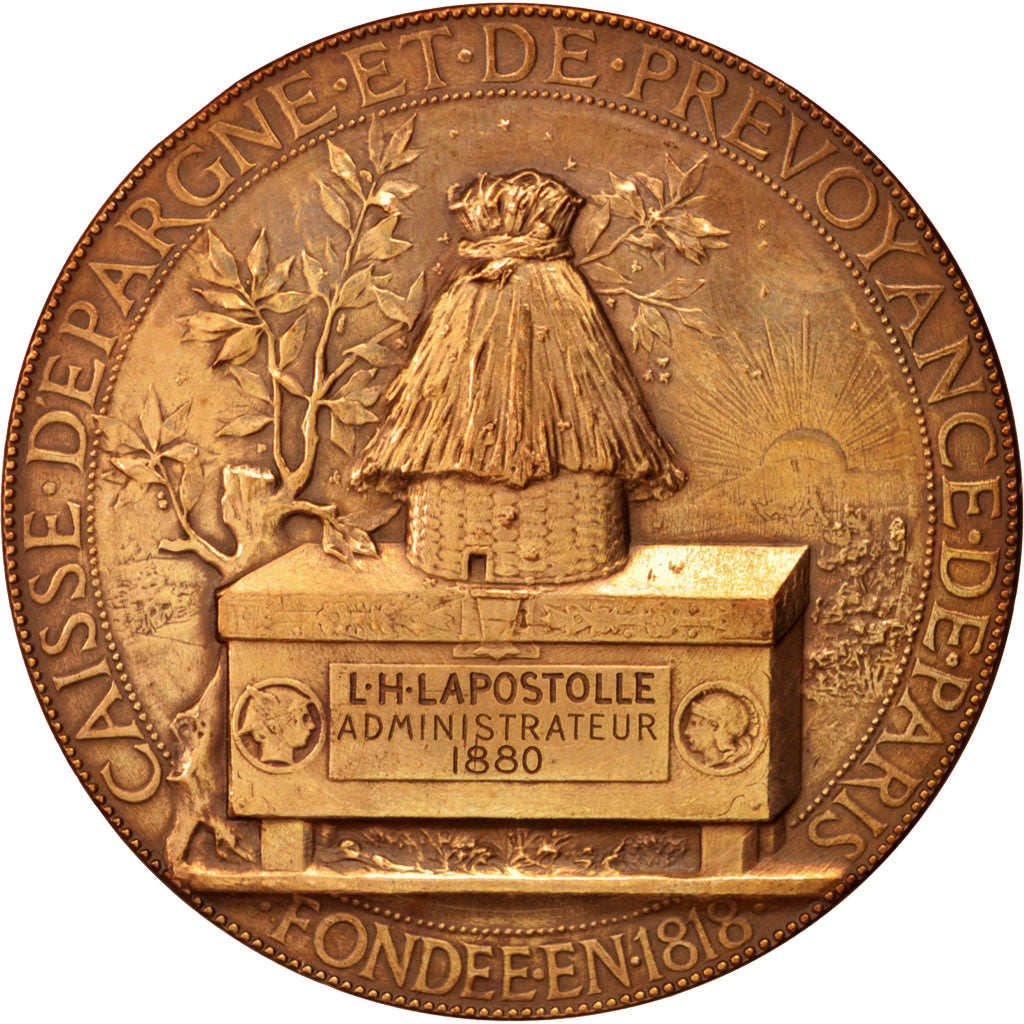France, Medal, Caisse d'épargne et de prévoyance de Paris