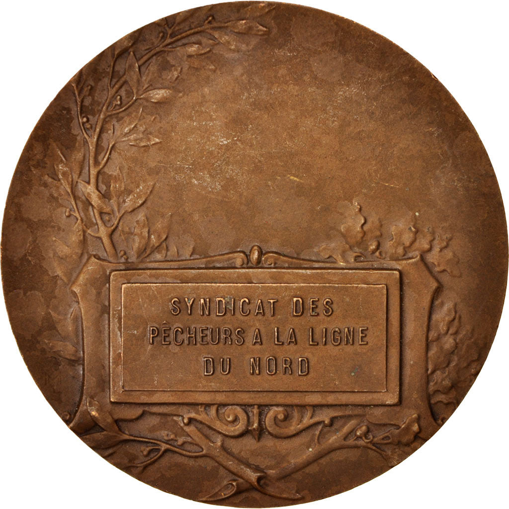 France, Medal, Syndicat des pêcheurs à la ligne du Nord, Sports & leisure