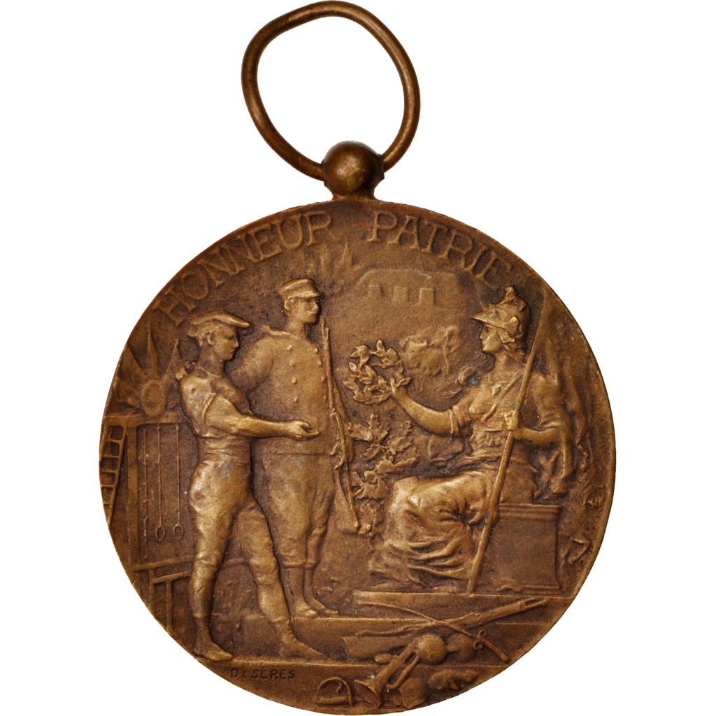 Francia, Medal, Honneur et Patrie, Politics, Society, War, SPL-, Bronzo