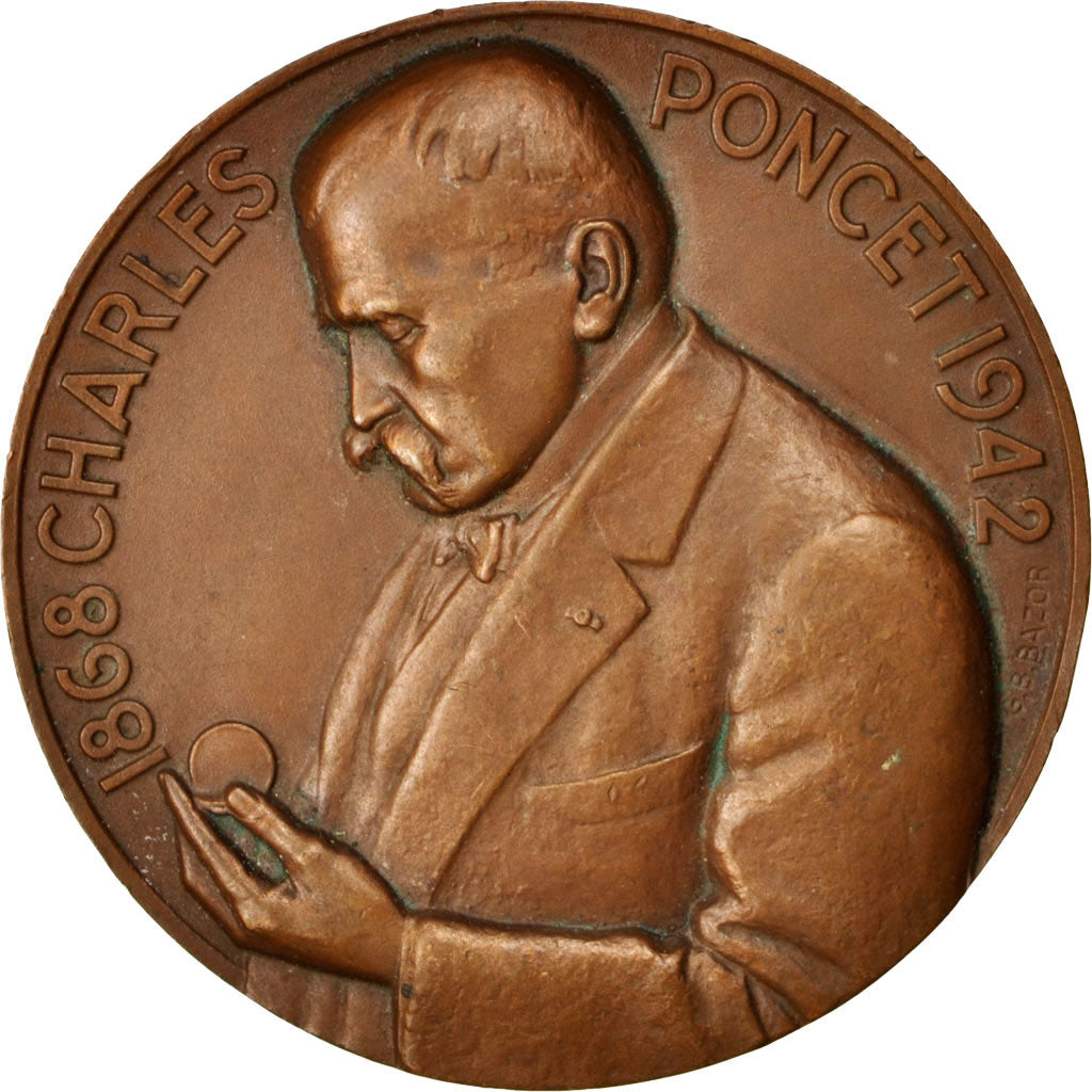 Francia, Medal, Charles Ponceti, École Nationale d'Horlogerie de Cluses
