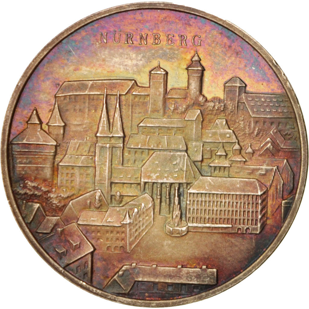 Germany, Medal, Nuremberg, Arts & Culture, 1966, MS(65-70), Silver, 33
