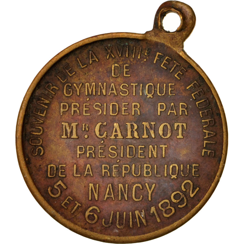 Francja, Medal, Sadi Carnot Président de la République, Historia, 1892