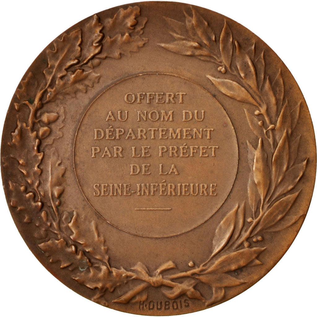 Francia, Medal, Département de la Seine-Inférieure, Politics, Society, War
