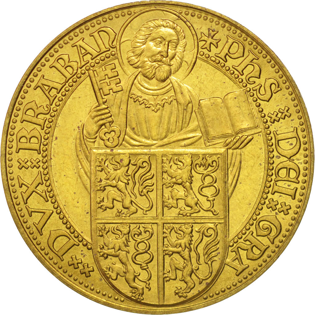 Belgium, Token, Touristic token, Bradant, 25 Lovenaar, 1982, AU(55-58)