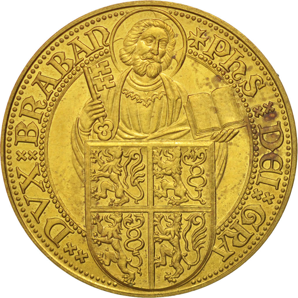 Belgique, Jeton, Jeton Touristique, Bradant, 25 Lovenaar, 1982, SUP, Bi-Metallic