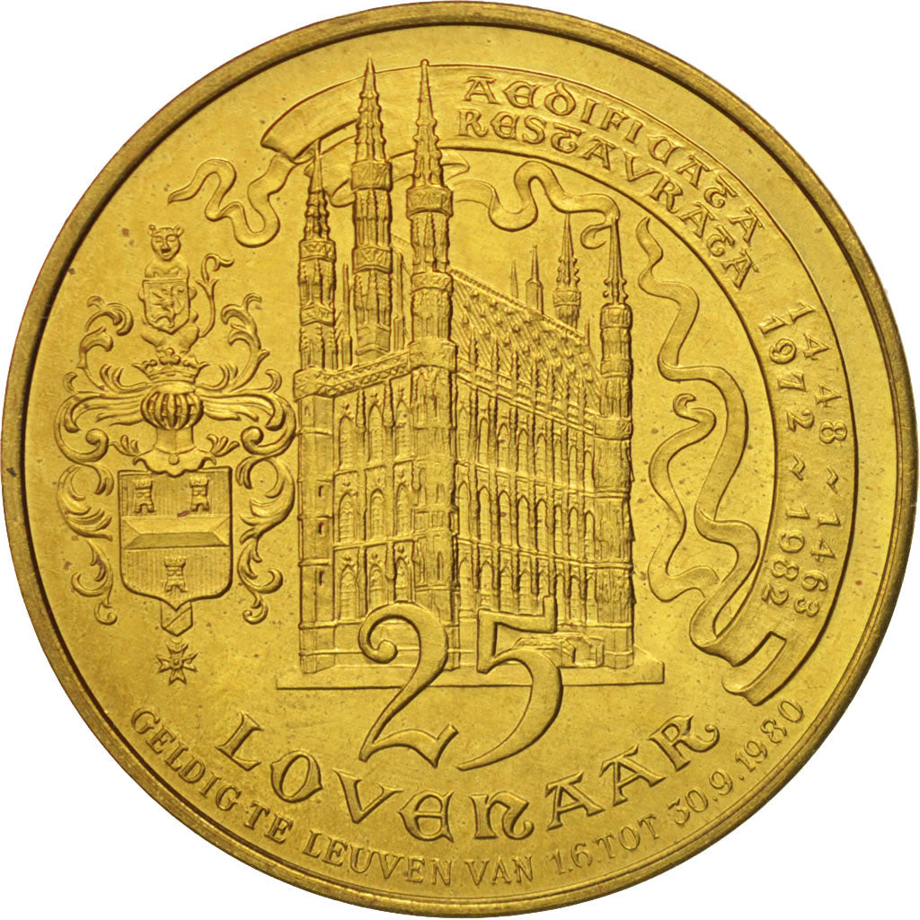 Belgique, Jeton, Jeton Touristique, Bradant, 25 Lovenaar, 1982, SUP, Bi-Metallic