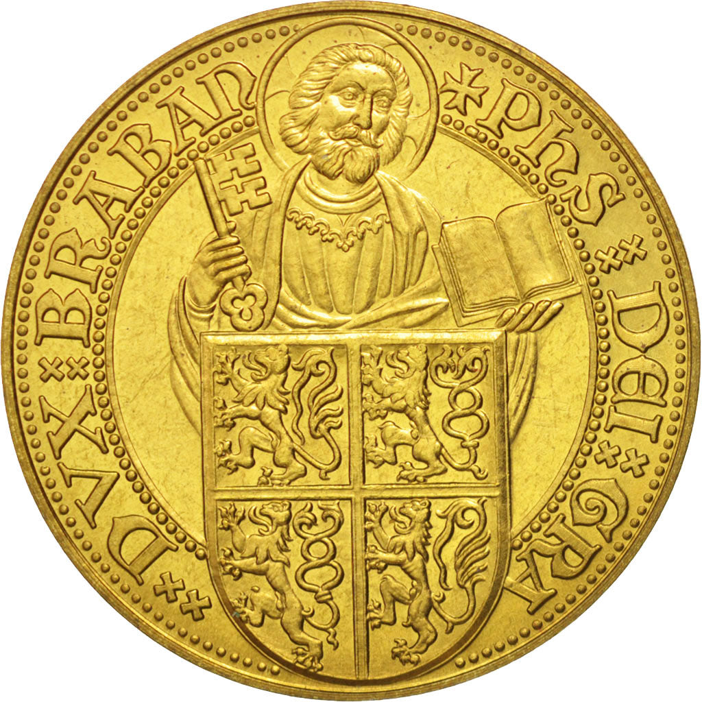 Belgique, Jeton, Jeton Touristique, Bradant, 25 Lovenaar, 1982, SPL, Bi-Metallic