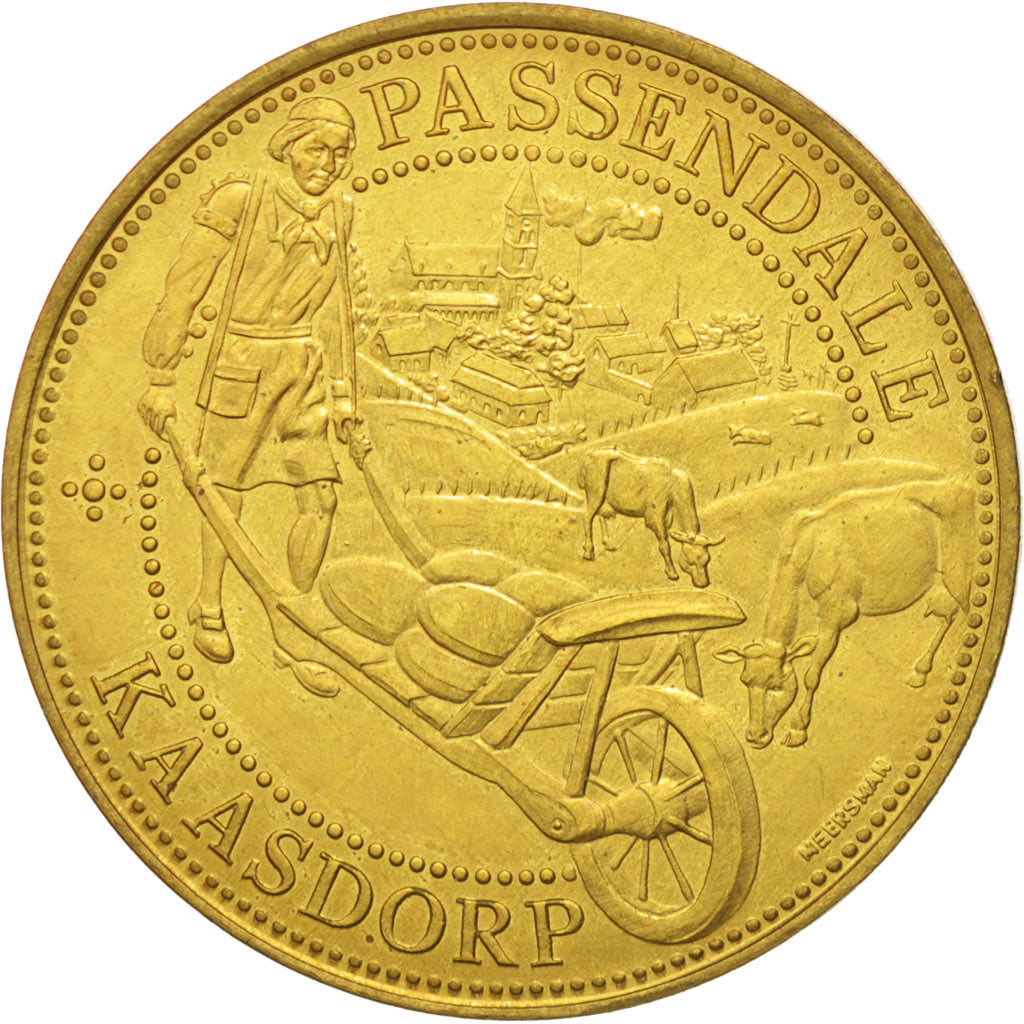 Bélgica, Token, Jetón turístico, Passendale, 50 Passendaalder, 1981, SC