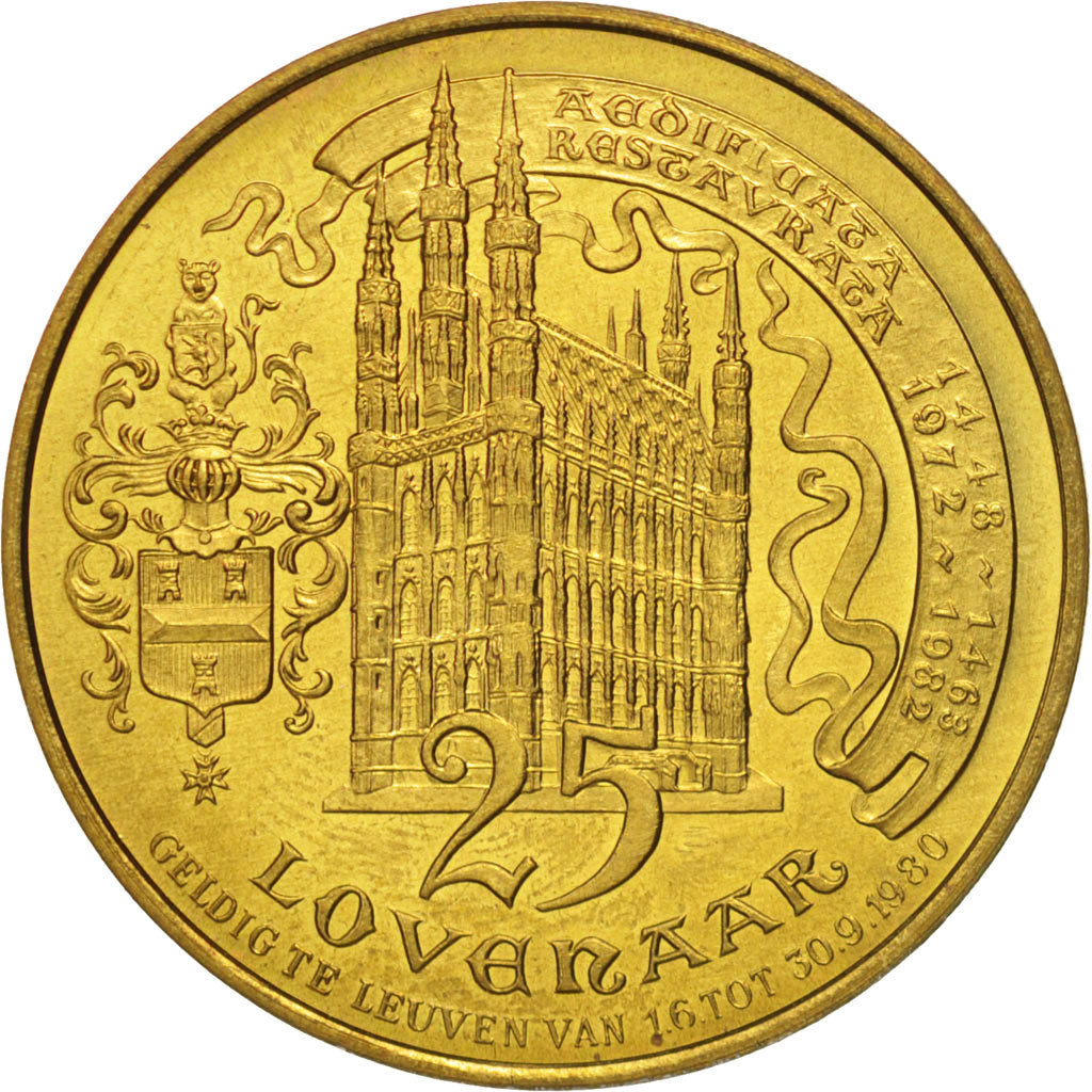 Belgio, Token, Touristic token, Zoutleeuw, 50 Leeuwenaal, 1981, SPL
