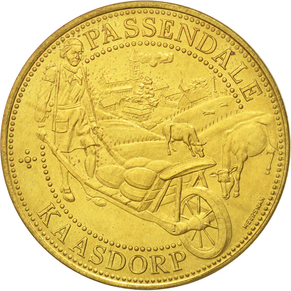 Bélgica, Token, Jetón turístico, Passendale, 50 Passendaalder, 1981, SC