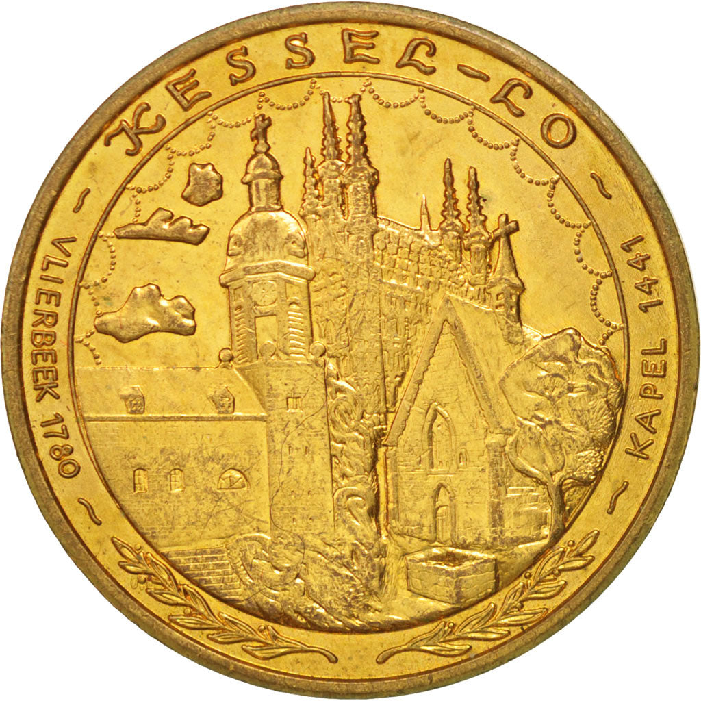 Belgien, Token, Touristic token, Kessel-Lo, 50 Torentjes, 1981, UNZ, Bi-Metallic