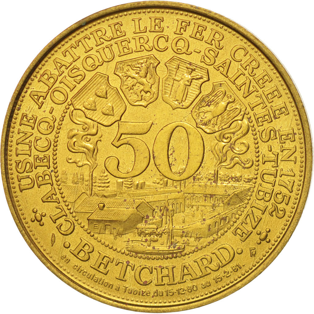 Belgique, Jeton, Jeton Touristique, Marie-Thérèse, 50 Betchard, 1980, SPL