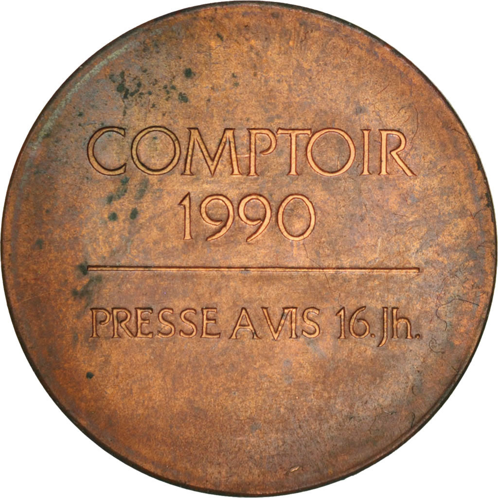 Switzerland, Token, Tourist Token, Banques Suisses, 1990, AU(55-58), Copper