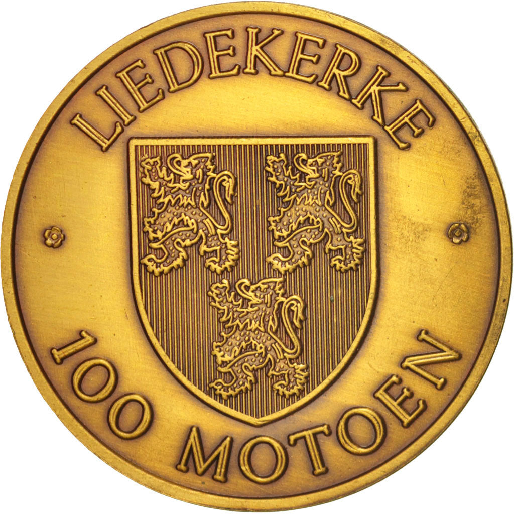 België, Token, Toeristisch fiche, Kasteel Van Liedekerke,  100 Motoen, 1981