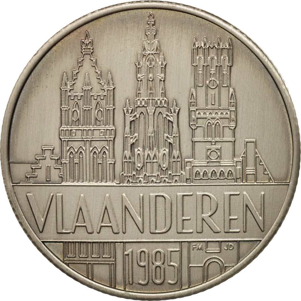 Belgium, Token, Touristic token, Vlaanderen, 50 Vlaamse Franken, 1985