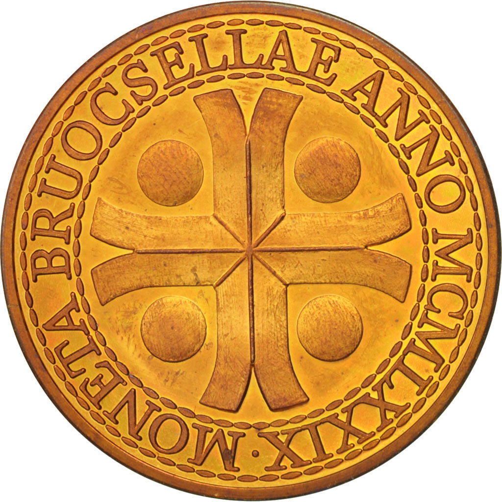 Belgium, Token, Touristic token, Brussel, 1 Souverain, 1979, MS(65-70), Copper
