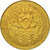 België, Token, Toeristisch fiche, Damme, 50 Dammenaar, 1982, UNC-, Nickel-brass