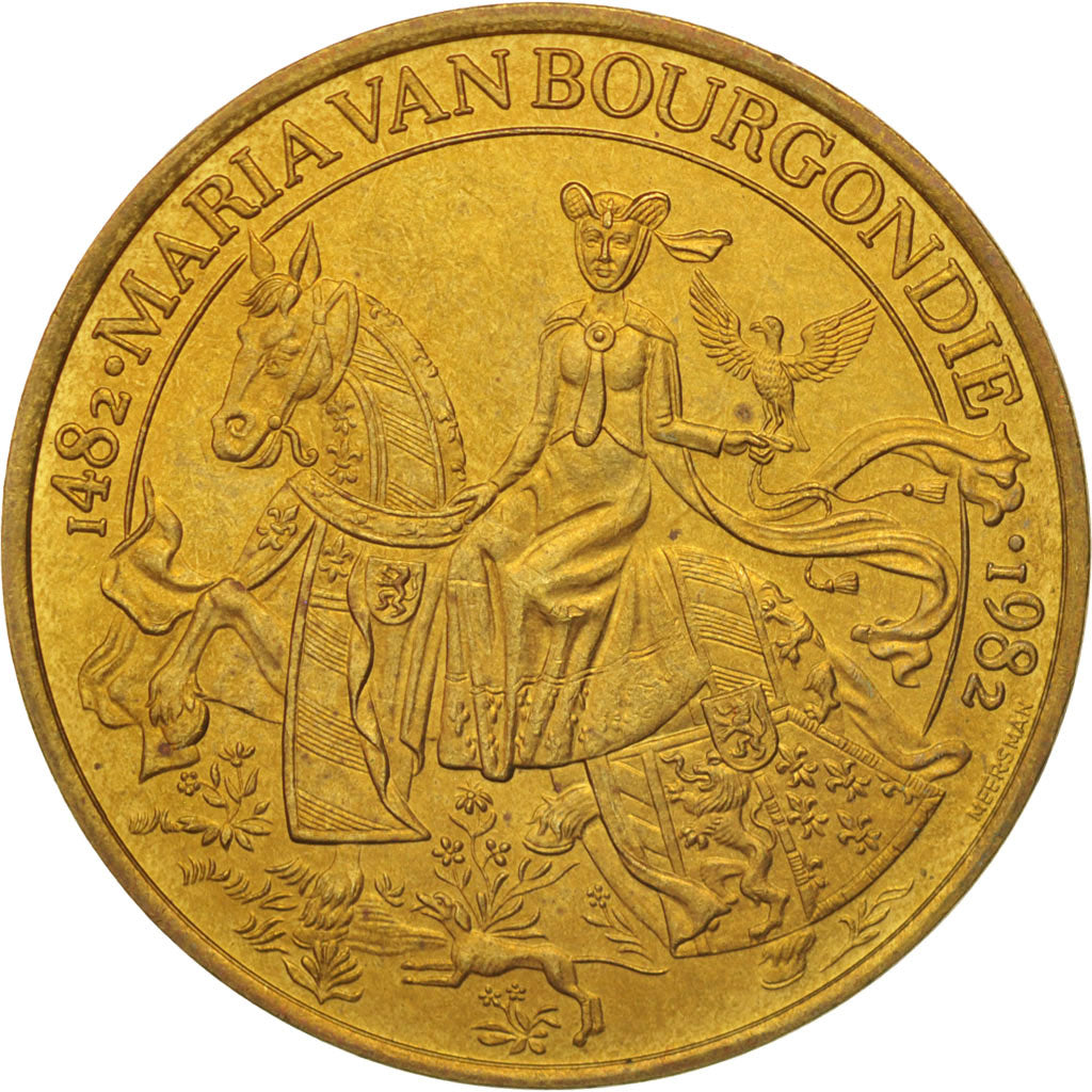 Belgio, Token, Touristic token, Brugge, 50 Bourgondier, 1982, SPL-