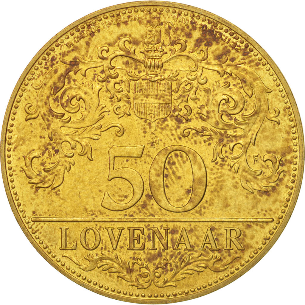 Belgien, Token, Touristic token, 50 Lovenaar, 1982, VZ, Nickel-brass