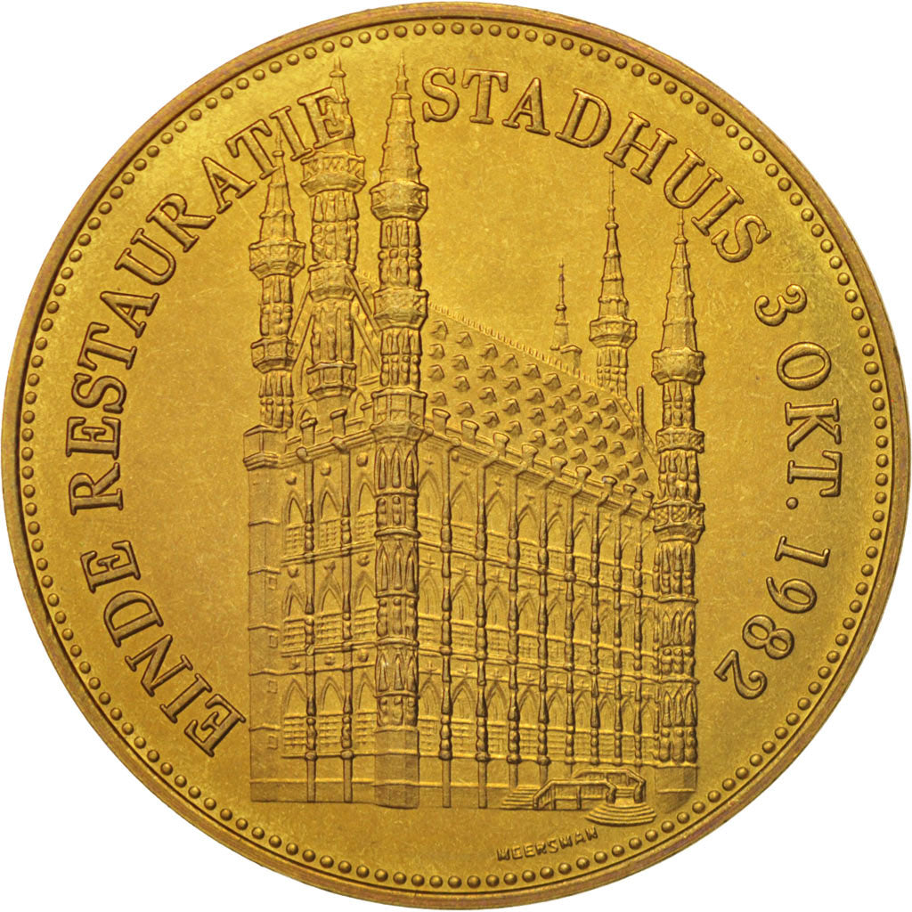 Bélgica, Token, Jetón turístico, 50 Lovenaar, 1982, SC, Níquel - latón