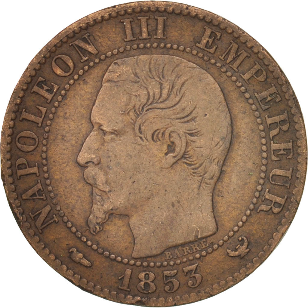 Francia, Token, Chamber of Commerce, Visite de Napoléon III à Lille, 1853