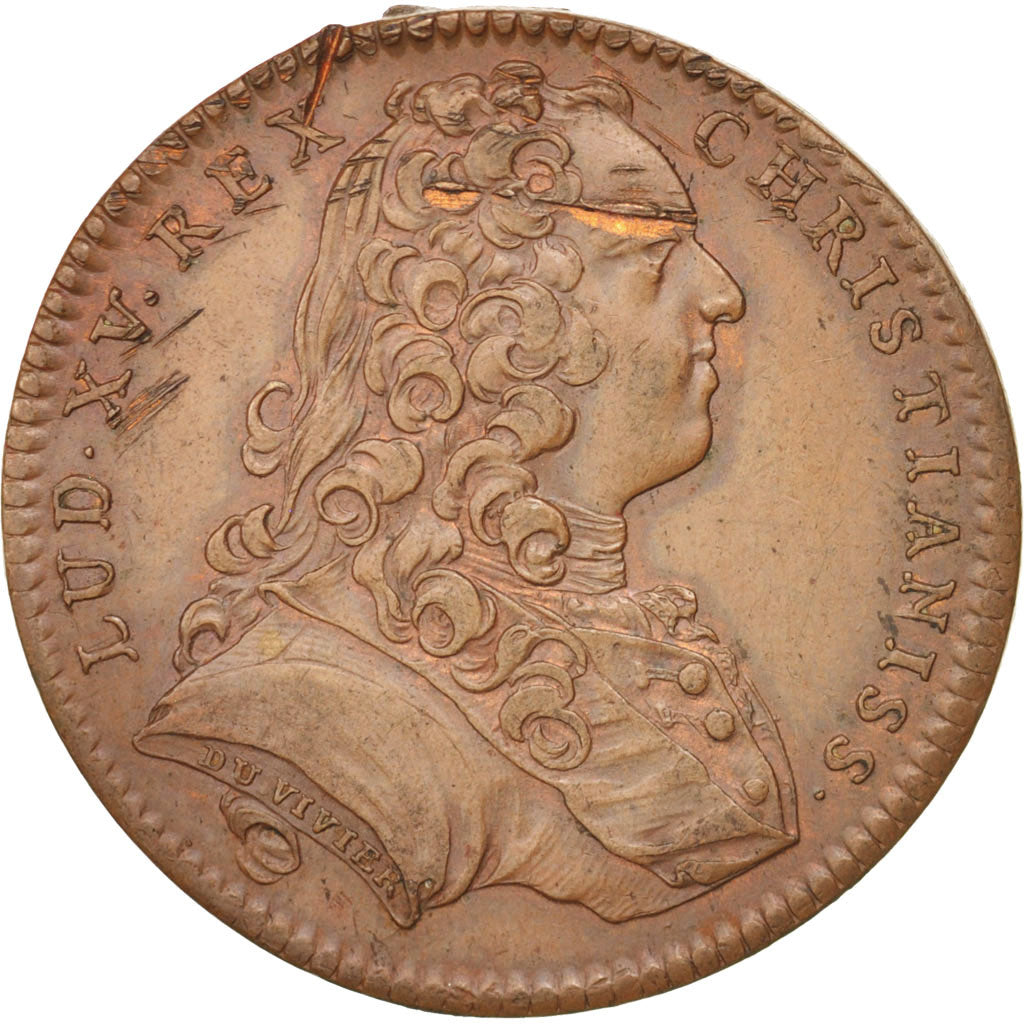France, Jeton, Royal, États de Lille, 1737, Duvivier, TTB, Cuivre