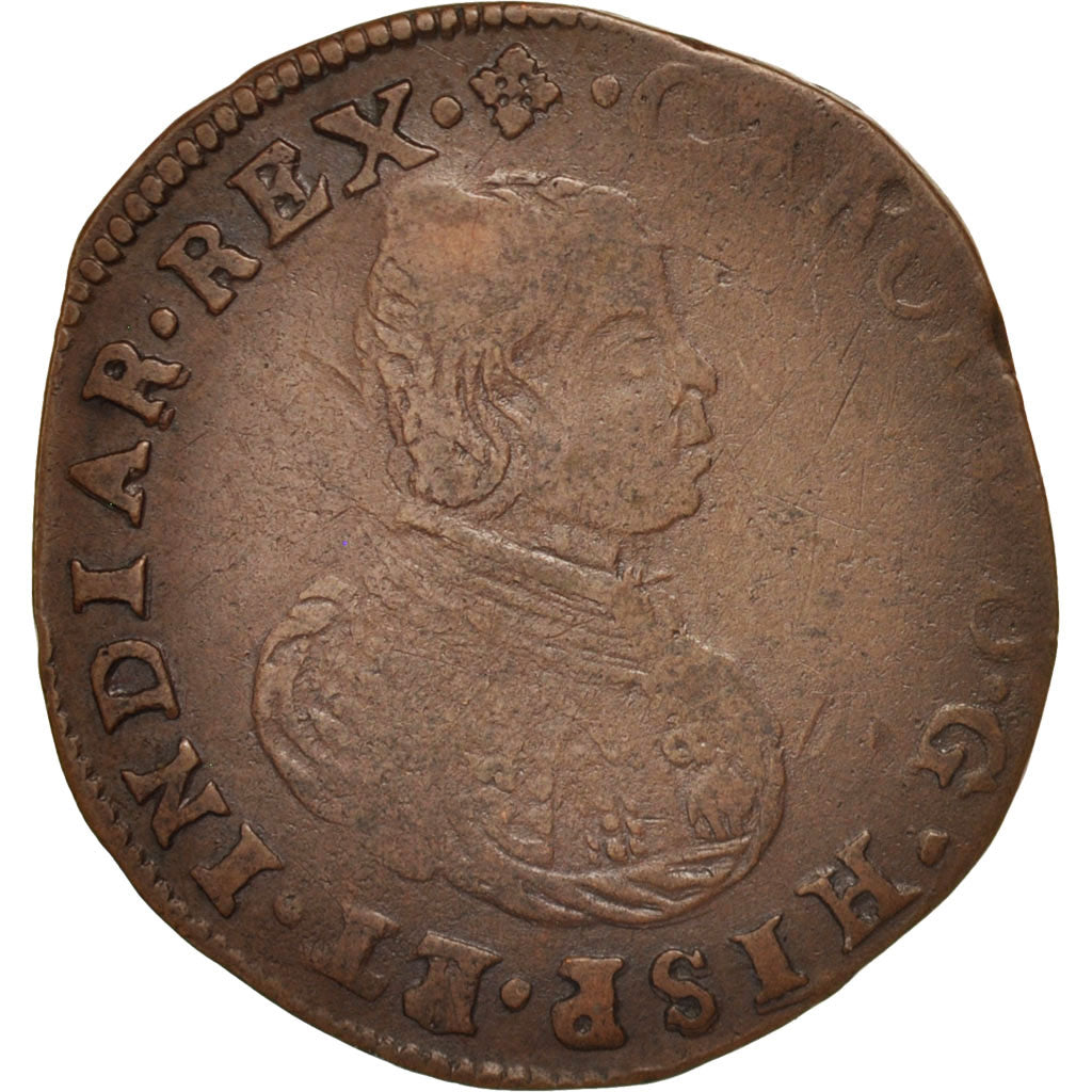 Belgique, Jeton, Spanish Netherlands, Charles II, Bruxelles, Bureau des