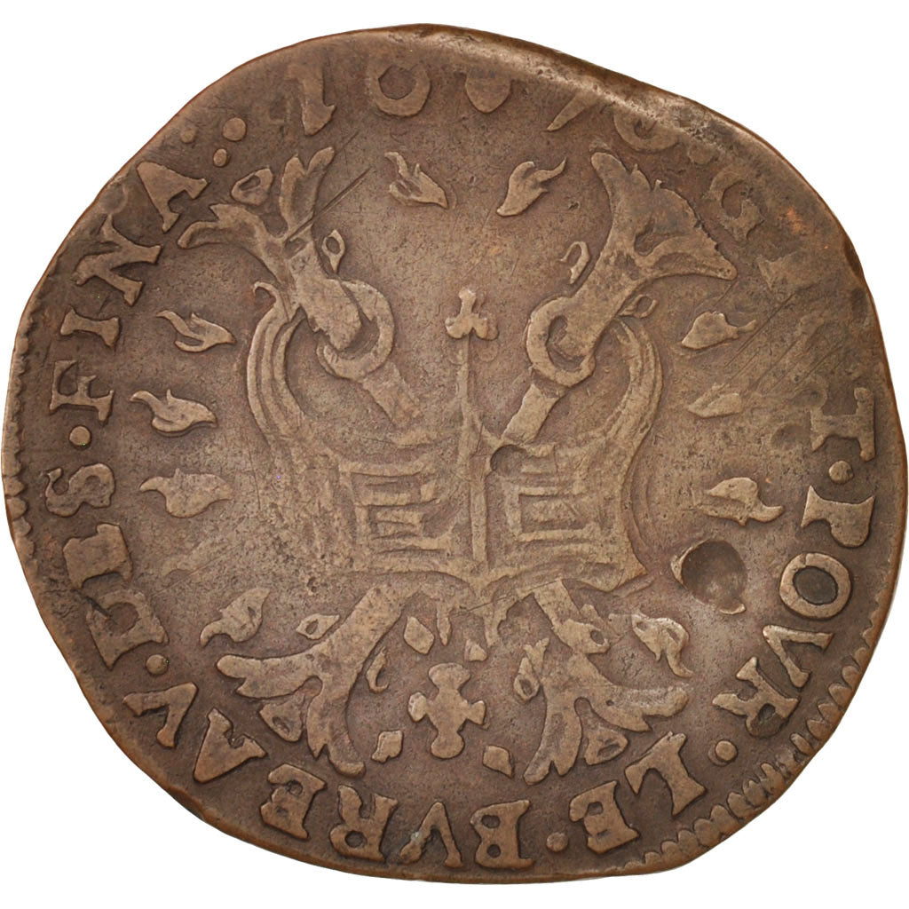 Belgique, Jeton, Spanish Netherlands, Charles II, Bruxelles, Bureau des